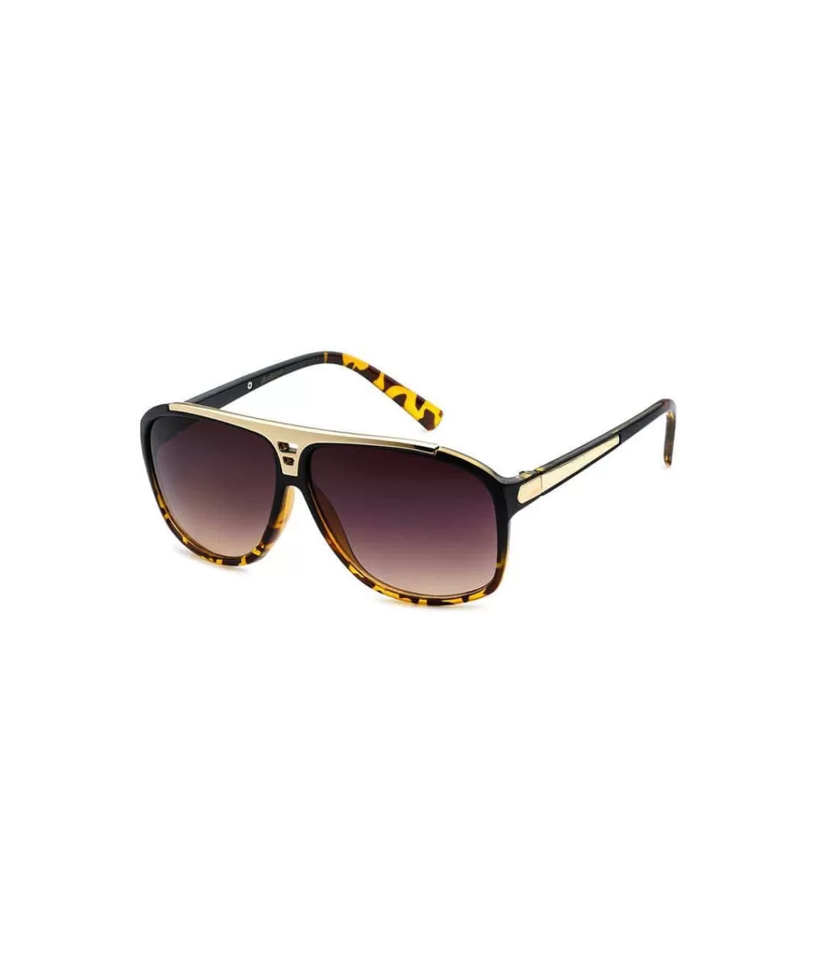 Men'S Metal Flat-Top Aviator Sunglasses, Lifetime Guarantee | Nayked Apparel Outlet