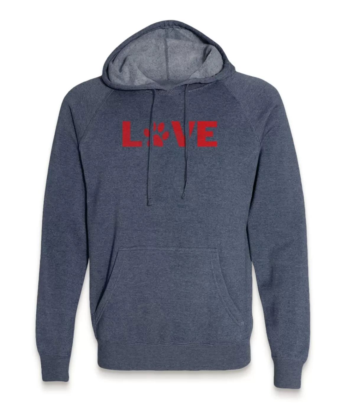 Men'S Ridiculously Soft Midweight Raglan Hooded Valentine'S Day Graphic Sweatshirt | Love My Pet | Nayked Apparel Hot