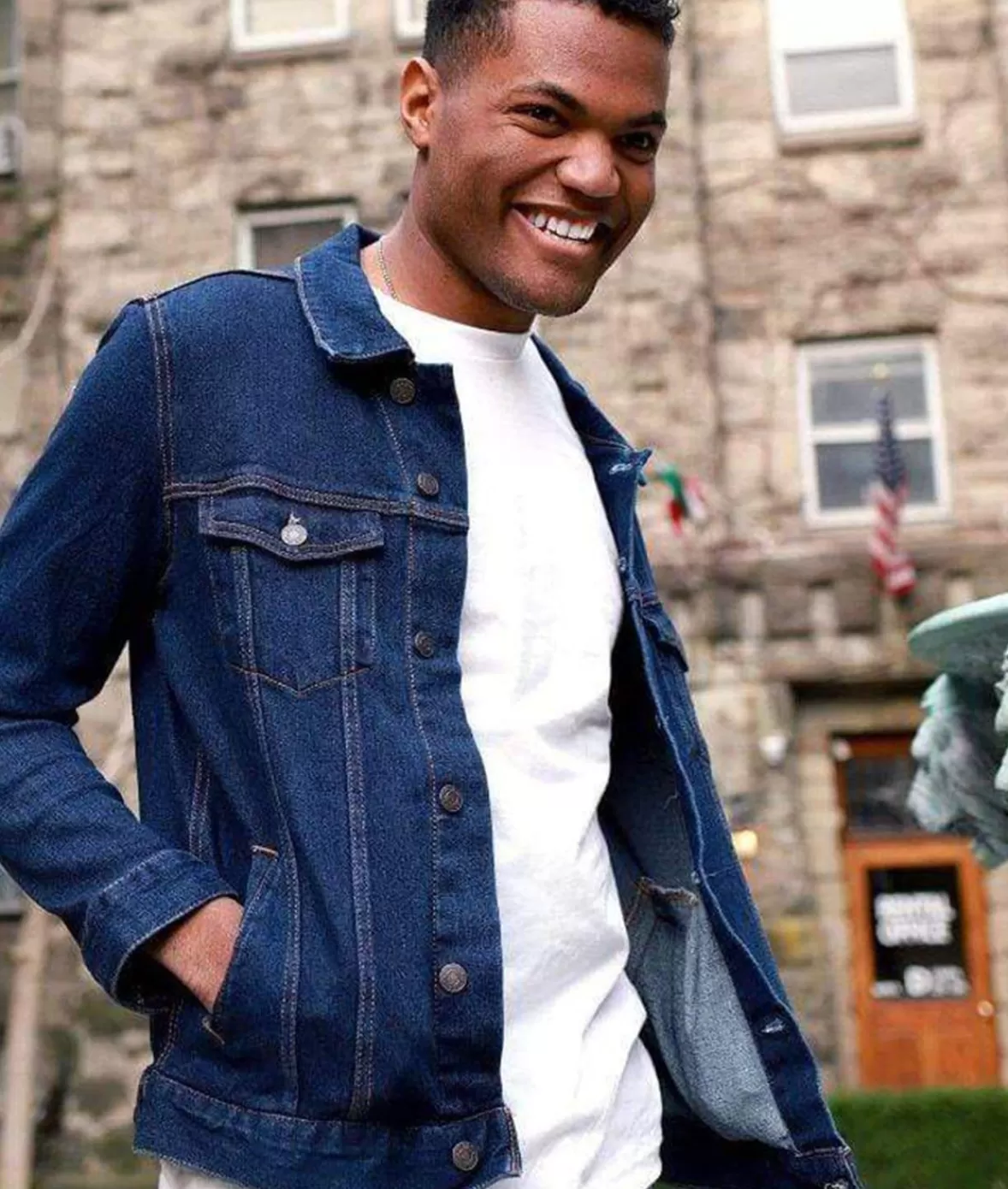 Men'S Soft Vintage Denim Jacket | Nayked Apparel Online