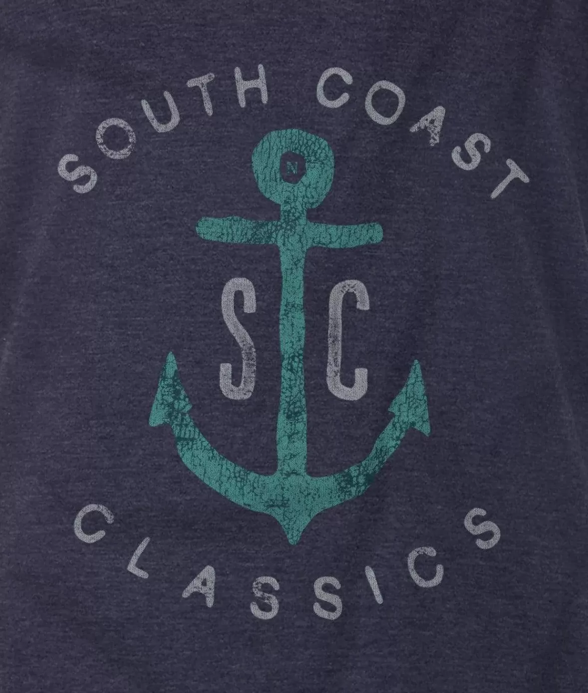 Men'S Vintage Soft Cotton Poly Graphic T-Shirt | Sc Anchor | Nayked Apparel Best